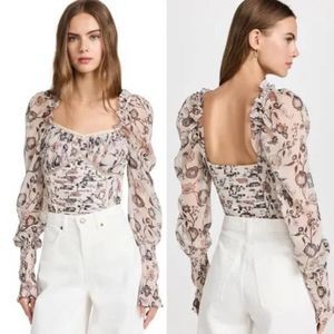 NWT Free People Intimately Brunch Date Bodysuit - Size: Medium